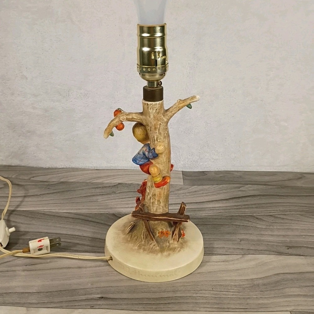 Vintage Table Lamp Culprits 18" Hummel Boy & Dog Goebel 44A - Picture 7 of 16